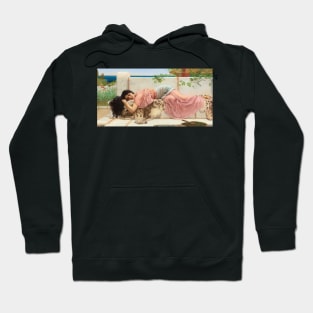 When the Heart is Young by John William Godward Hoodie